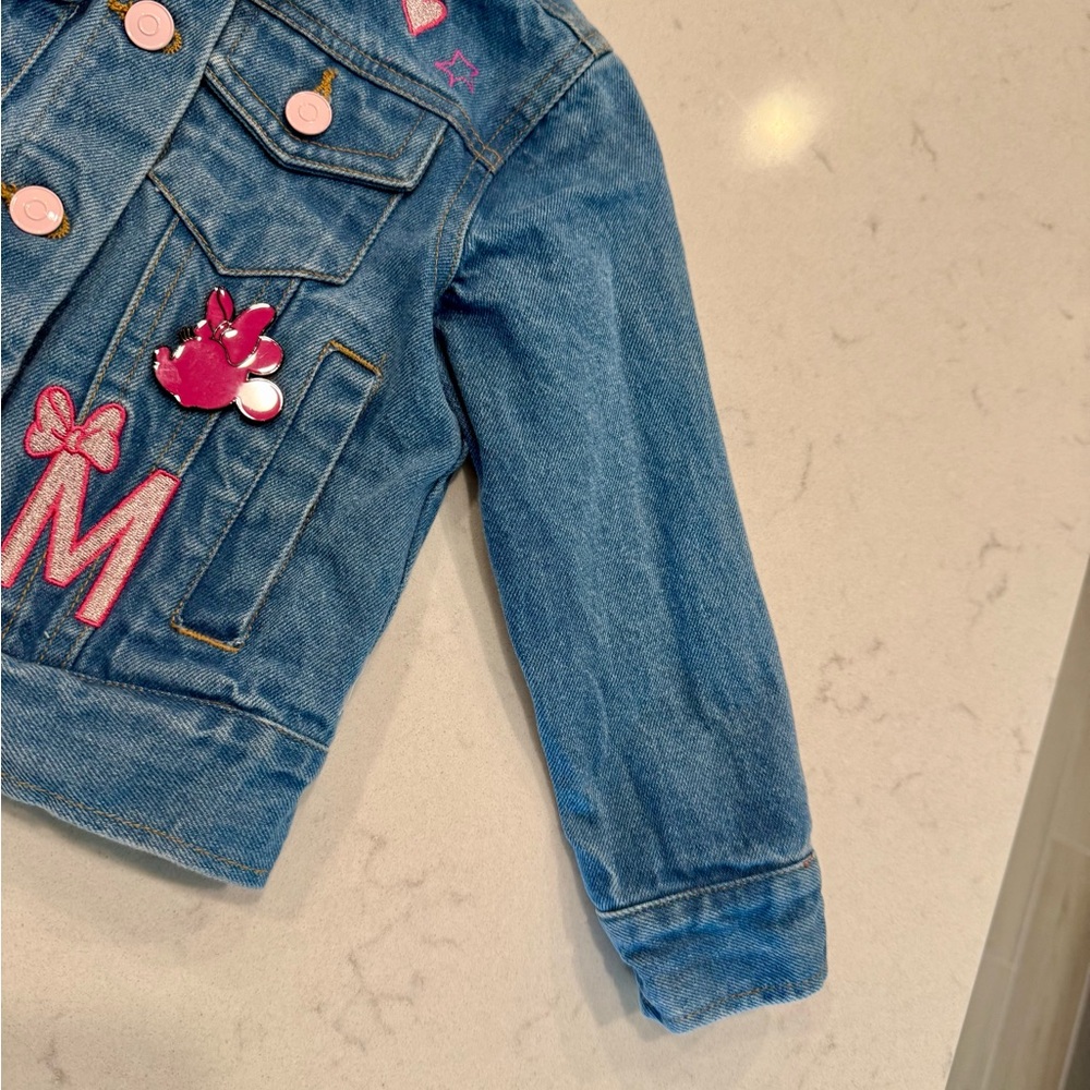 Disney Minnie Mouse denim jacket 3T - Picture 3 of 8